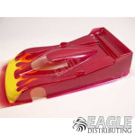 4" Audi R8C GT1-LMP Body, Painted w/Flames, .010"-JK7182BPF