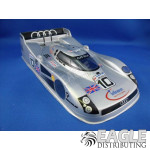 4" Audi R8C GT1-LMP Custom Silver Body, Audi #10 Livery, .010"