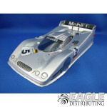 4" Mercedes CLR Custom Body, Mobile-1 #5 Livery, .010"