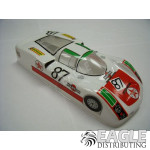 4" Porsche Carrera Custom Body, .010", Martini #87 Livery-JK71903V9