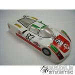 4" Porsche Carrera Custom Body, .010", Martini #87 Livery