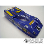 4" Penske Ferrari Custom Body, .010", Blue Sunoco #6 Livery-JK71904V6