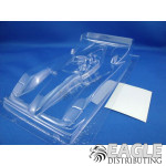 4" Audi R8 Open Cockpit Body, Clear Lexan, .010"