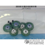40 Tooth, 72 Pitch, 2mm Bore Straight Polymer Spur Gear