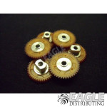 44 Tooth, 72 Pitch, 3/32 Bore, 15° Polymer Spur Gear