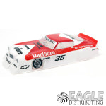 4" Camaro 1971 Custom Painted .010" Vintage Stock Car Body, Marlboro #2 Livery