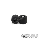 1/8 x .820 x .800 .400 Full Plastic Hub, Nat. Rubber-JK8715PPL