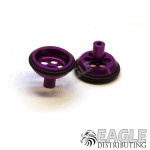 1/16 x 5/8 Purple Drilled Alum. O-ring Fronts-JK8722DP