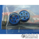 1/16 x 5/8 Blue Drilled Front Wheels-JK87241DBL