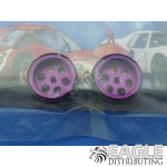 1/16 x 5/8 Purple Drilled Front Wheels