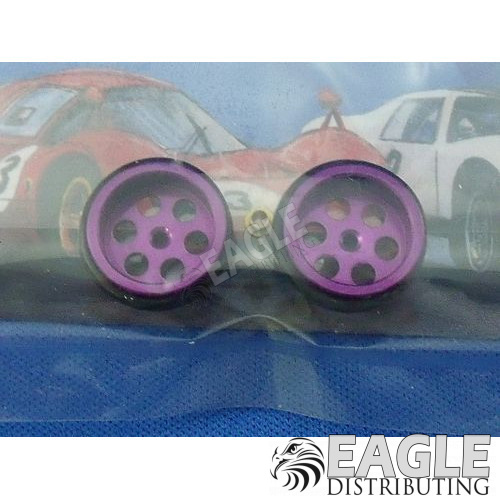 1/16 x 5/8 Purple Drilled Front Wheels-JK87241DP