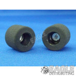 3/32 x .720 x .600 .400 Plastic 1:32 Hub, Treated Rubber, 1 Inset Hub