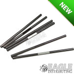 3/32 Axle x 2.175"L Precision Ground Retro / Drag Inline Flatted Axle (6 pcs)