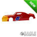 4.5" 69 Pontiac GTO Painted w Flames 0.010 Random Color Premount-JKB136BPFT