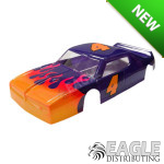 4.5" 69 Pontiac GTO Painted w Flames 0.010 Random Color Premount-JKB136BPFT