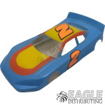 Toyota 4in Stock Car Premount Random Color w/Numbers-JKB37APT