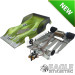 1:24 Scale RTR, 4" Cheetah 21 Chassis, Hawk 9, 64 Pitch, Ultimate Peugeot HD, Painted w/Flames