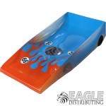 1:24 Scale RTR, 4" Cheetah 21 Chassis, Hawk 7, 64 Pitch, Peugeot Wedge w/Flames, Random Colors-JKO3B22BPF