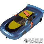 1:24 Scale RTR, 4" Cheetah 21 Chassis, Hawk 7, 64 Pitch, Ford Stock Car Body-JKO3B39BP