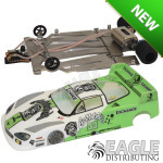 1:24 Scale RTR, 4" Cheetah 21 Chassis, Hawk 7, 64 Pitch, GT1, Corvette C6 Custom Body,Gas Monkey #33 Livery-JKO3B78BU2