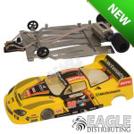 1:24 Scale RTR, 4" Cheetah 21 Chassis, Hawk 7, 64 Pitch, GT1, Corvette C6 Custom Body,McDonalds #50 Livery-JKO3B78BU5