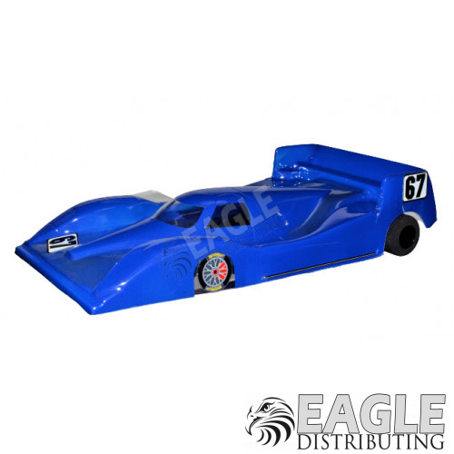 1:24 Scale RTR, 4" Aeolos Chassis, Hawk 7, 64 Pitch, LMP, Mazda Dyson Painted Body-JKO9B113BP