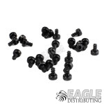 Motor Screw 1.5mm Allen Head Black Self Tapping 25ea-JKS2016B