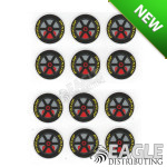 5/8 Dunlop Sticker Fronts (6 pr)-JKS43-6