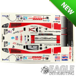 4" Porsche RS Spyder LMP #6 Livery Sticker Sheet Designed for B107 Body