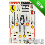 1/32 Ferrari F2003 Livery Sticker Sheet Designed for B10 Body