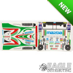 4" Mazda Dyson Castrol #16 Livery Sticker Sheet Designed for B113 Body