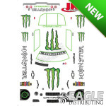4" '71 Camaro Monster Energy #36 Livery Sticker Sheet Designed for B123 Body