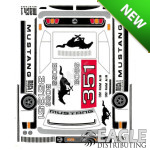 4" Mustang March 1 Boss #351 Livery Sticker Sheet Designed for B124 Body