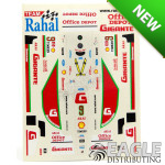 1/32 Lola Gigante #9 Livery Sticker Sheet Designed for B12 Body