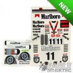 4" Lola 280 Marlboro #11 Livery Sticker Sheet Designed for B142 Body