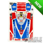Indy/F1 NTT Data Sticker Sheet #8