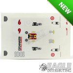 Indy/F1 Target Sticker Sheet #9