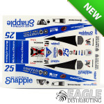 Indy/F1 Snapple Sticker Sheet #25