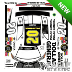 4" B37 Toyota Dollar General Sticker Sheet #20