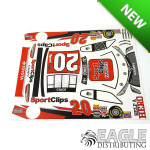 4" B37 Toyota Sport Clip Sticker Sheet #20