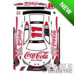 4" B37 Coca Cola Sticker Sheet Red #11