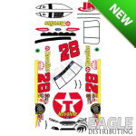4" B45 Ford F Havoline Sticker Sheet #28