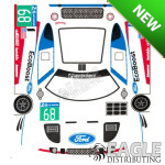 4" Ford GT 40 Sticker Sheet EcoBoost #68