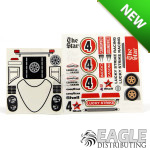 4" Porsche 917 Sticker Sheet #4 