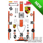 4" Porsche 917K Gulf Sticker Sheet #20