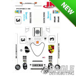 4" Porsche 917 Sandeman Sticker Sheet #3
