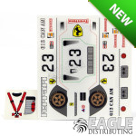 4" Ferrari 612 Sticker Sheet #23