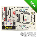 4" Corvette C6 Decals Compuware #3 Livery for JK B78 / 7126 Body-JKSB78U1