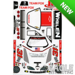 4" Corvette C6 Decals Team Fox #31 Livery for JK B78 / 7126 Body-JKSB78U3