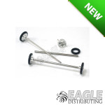 3/8" Assembled Wheelie Bar Wheels (6 pair)-JKTDWS-6